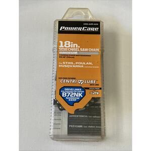 Powercare 18" Semi Chisel Saw Chain for Husqvarna & Echo Chainsaws B72NK